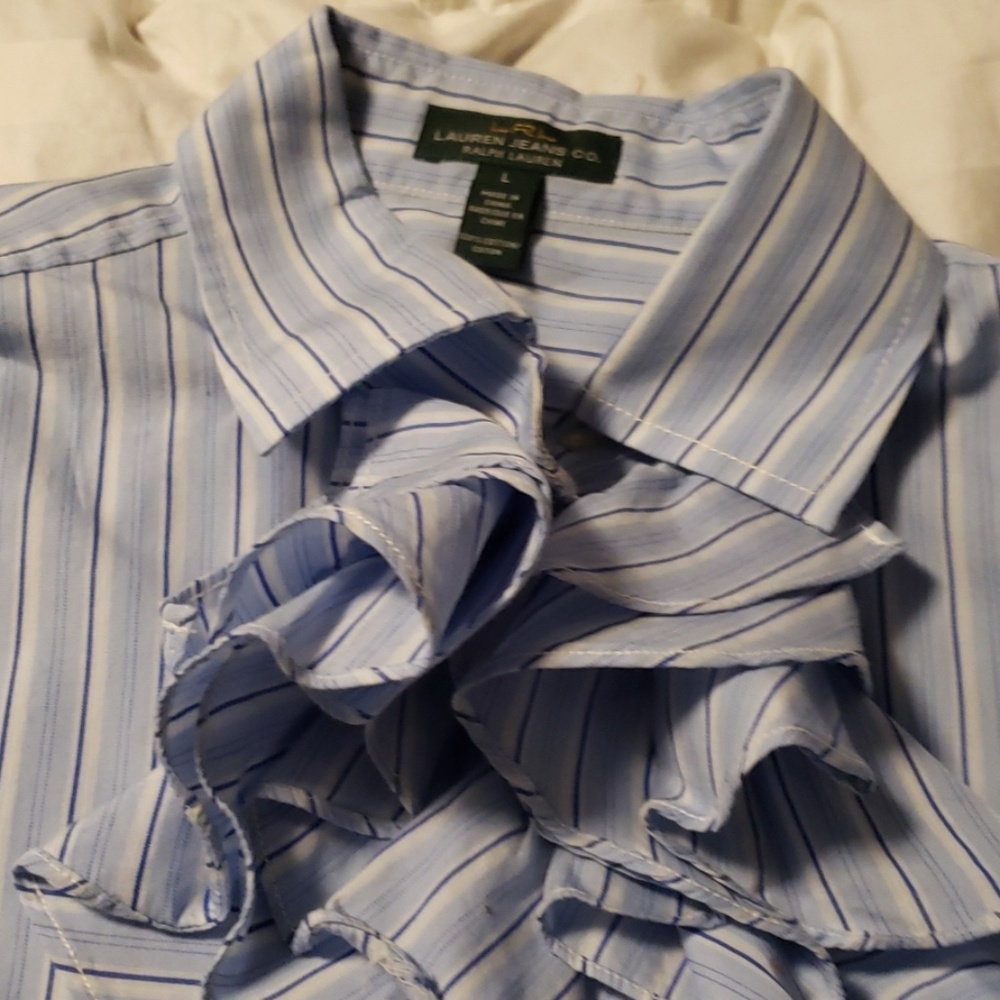 Blue button down shirt - Picture 2 of 3